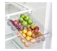 Contenitori sotto la scrivania, Contenitore portaoggetti da appendere al cassetto del frigorifero, cestino for alimenti e frutta fresca, portauova for congelatore, stile 4, 30,5 * 20 cm(Style2)