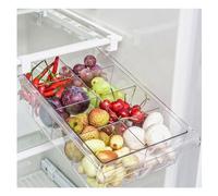Contenitori sotto la scrivania, Contenitore portaoggetti da appendere al cassetto del frigorifero, cestino for alimenti e frutta fresca, portauova for congelatore, stile 4, 30,5 * 20 cm(Style3)