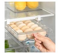 Contenitori sotto la scrivania, Contenitore portaoggetti da appendere al cassetto del frigorifero, cestino for alimenti e frutta fresca, portauova for congelatore, stile 4, 30,5 * 20 cm(Style4)