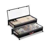 Contenitori Sottoletto con Ruote - Set 2 Pezzi XXL 54L Salvaspazio