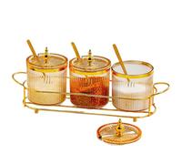 Contenitori Spezie - Scatola Ermetica Di Stoccaggio Di Sale - Custodia Per Condimenti Condimenti Con,Contenitori Condizioni, Ristorante Casa Campeggio Dispensa Cucina