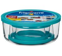 Contenitori tondi in vetro per alimenti per cucina viaggio set 4 Pz BORMIOLI