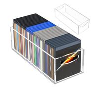 Contenitori trasparenti - Contenitori per, contenitore aperto resistente all'usura | per riporre DVD per studio, ripostiglio, camera da letto, bagno