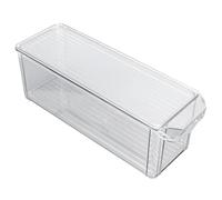 Contenitori trasparenti per frigorifero, contenitori per dispensa impilabili in plastica con coperchio Organizzatore per cassetti per frigorifero, portalattine per snack a base di (alta)