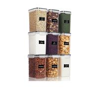 CONTENITORI VTOPMART per Cereali, 9 Pezzi, 2 l