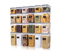 CONTENITORI VTOPMART per Dispensa Modulari, 24 Pezzi in 4 Misure