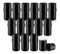 Contenitori vuoti in plastica nera da 30 ml, per deodoranti e deodoranti, per cosmetici fai da te, crema solare, balsamo per labbra, pastelli, lozioni, barrette, 15 pezzi