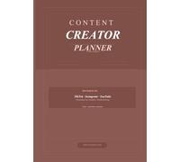 Content Creator Planner: Undatierter Social Media Planer für TikTok, Instagram & YouTube - Monatsplanung, Analytics und Einnahmen-Tracker - Jederzeit startbereit