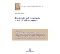 Contenuto Del Testamento E Atti Di Ultima Volonta'
