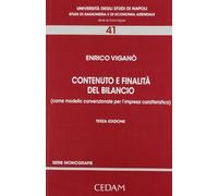 Contenuto e finalita' del bilancio