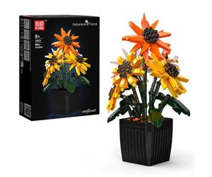Contesto: Girasoli che restano a lungo MOULD KING 24111 SUNFLOWER POTTED BUILDING SET è un set di costruzione per chi ama il mo