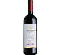 Conti d'Arco CABERNET SAUVIGNON Trentino DOC Vino Rosso Fermo 2020 Bottiglia 750 ml 1 Bt.