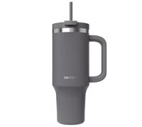 Contigo Bottiglia termica 1200 ml con manico e cannuccia, Borraccia isolata in acciaio inossidabile con coperchio, Raffredda per 29 ore, Tazza termica, Senza BPA, Darkstone