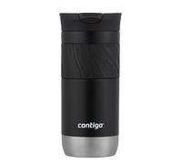 Contigo Luxe Autoseal, tazza termica, thermos acciaio inox, borraccia chiusura sottovuoto, bicchiere chiusura ermetica, lavastoviglie, tazza caffè con coperchio pulizia facile senza BPA; Licorice, 360 ml