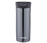 Contigo Huron Snapseal, Tazza termica da viaggio, in acciaio inox, con coperchio facile da pulire, 470 ml