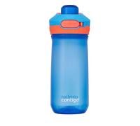 Contigo Jessie Autopop Borraccia per bambini, grande bottiglia d'acqua 420 ml, 100% a prova di perdite e lavabile in lavastoviglie, ideale per asili nido, scuole materne, scuola, sport, tempo libero