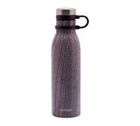Contigo Matterhorn Bottiglia, bottiglia acqua acciaio inox con isolamento Thermalock, bicchiere senza BPA con cappuccio avvitabile, a prova di perdita 100%; Blonde Wood, 590 ml