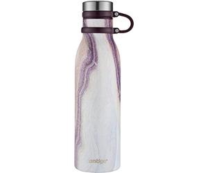 Contigo Matterhorn Bottiglia, bottiglia acqua acciaio inox con isolamento Thermalock, bicchiere senza BPA con cappuccio avvitabile, a prova di perdita 100%, 590 ml