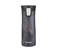 Contigo Pinnacle Autoseal, tazza termica in acciaio inox, thermos, bicchiere a chiusura ermetica, tazza da caffè con coperchio pulizia facile senza BPA, 420 ml, Legno Indigo