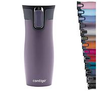 Contigo Tazza Termica West Loop Autoseal, Tazza Caffè da Viaggio in Acciaio Inossidabile, Contenitore Termico a Tenuta Stagna, con Coperchio Privo di BPA, 470ml, Viola (Dark Blum)