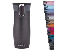 Contigo Tazza Termica West Loop Autoseal, Tazza Caffè da Viaggio in Acciaio Inossidabile, Contenitore Termico a Tenuta Stagna, con Coperchio Privo di BPA, 470ml, Grigio (Gunmetal)