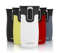 Contigo West Loop Mini Autoseal Tazza Termica| Tazza da viaggio in acciaio inossidabile | Tazza thermos caffe | Tazza da caffè da asporto con coperchio facile da pulire senza BPA | Salt | 300 ml