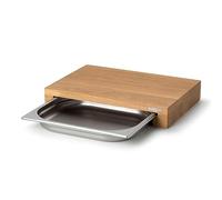 Continenta 4110 tagliere, legno di quercia, in acciaio INOX, con cassetto, multicolore