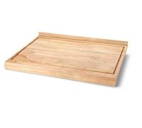 Continenta caucciù, Bordo di Pane Pasticceria con scanalatura per Arresto Ferroviario e Liquido Dimensioni: 62 x 46.5 x 4.5 cm, Legno, Brown, 9 x 2 x 2 cm