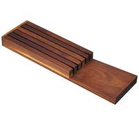 Continenta Ceppo per cassetto in Legno di Acacia per 5 coltelli, Marrone Scuro, Taglia Unica