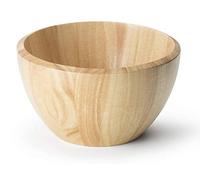 Continenta Ciotola per Insalata in Legno dell' Albero della Gomma, Dimensione: Ø 25 x 14,5 cm