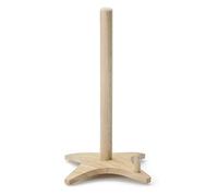 Continenta - Porta rotolo da cucina in legno di caucciù, 18 x 25 cm