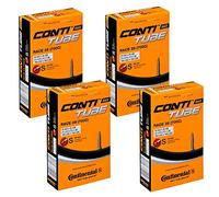 Continental 4 camere d'Aria Bike Race 28 700 20 25 Presta 42 mm valvola Bicicletta, Nero