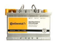 CONTINENTAL BATTERIA AUTO EFB START&STOP 70Ah 760A-FIAT 500-GIULIETTA-PUNTO EVO