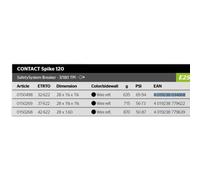 Continental Contact Spike 120 Reflex 700c X 32 Rigid Urban Tyre Nero 700C x 32 Black