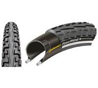 Continental Copertone per bici da trekking o da città TourRide Reflex, 47-559 (26 x1.75), Nero (black reflex)