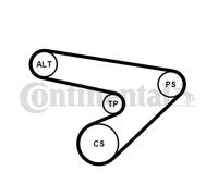 CONTITECH 6PK1725K1 Kit Cinghie Poly-V