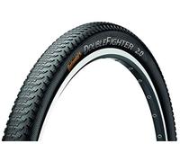 Continental Doublefighter III, Bicycle Tire Unisex Adulto, Nero, 26'', 26 x 1.90