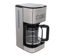 CONTINENTAL EDISON Caffettiera con filtro programmabile - CECF12TIX - 1,25 L - Acciaio inossidabile
