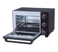 CONTINENTAL EDISON CEMF22B - Miniforno elettrico 22L nero - 1300W - Girarrosto, Convezione naturale