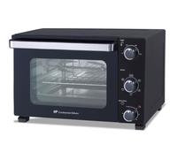 CONTINENTAL EDISON CEMF28B2 - Miniforno elettrico 28L nero - 1500W - Girarrosto, Convezione naturale
