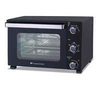 CONTINENTAL EDISON CEMF35B4 - Miniforno elettrico 35L nero - 1500W - Girarrosto, Convezione naturale