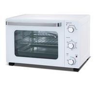 CONTINENTAL EDISON CEMF35W - Miniforno elettrico 35L bianco - 1500W - Girarrosto, Convezione naturale