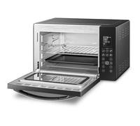 CONTINENTAL EDISON CEMF38DIG - Miniforno elettrico 38L nero - 1600W - Girarrosto, Convezione naturale