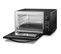CONTINENTAL EDISON CEMF45DIG - Miniforno elettrico 45L nero - 2000W - Girarrosto, Convezione naturale