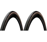 Continental Grand Sport Race fb. Pneumatico Nero/Marrone 28" 700x28C 28-622 (Confezione da 2)