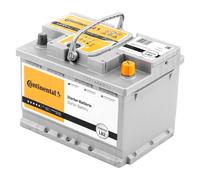 CONTINENTAL L2B Batteria auto piombo acido 12V 60Ah 580A DX 242x175x175 mm