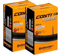 Continental MTB 29x1.75-2.5" / 47-622 -> 62-622 - Valvola Presta da 42 mm (confezione da 2 tubi)