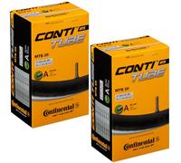Continental Mtb Tube 26", Tubo interno Unisex-Adult, Nero, Pacco da 2