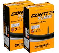 Continental Race 28 700 x 25-32c Bike Inner Tubes - Presta 42mm Long Valve (Pair)