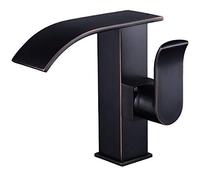 Continental - Rubinetto da cucina e bagno a foro singolo, stile vintage, per acqua calda e fredda, rubinetto a cascata, elegante miscelatore lavabo, design retrò per interni eleganti